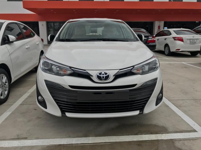 Toyota Vios G 2019 số tự động, màu trắng, giá giảm mạnh, nay chỉ còn 571 triệu full option0