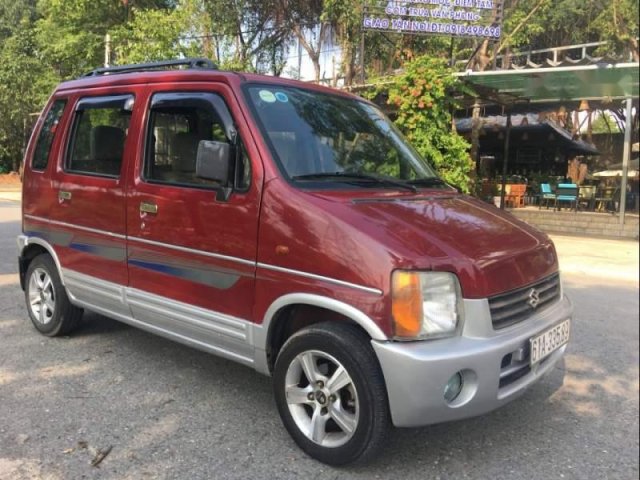 Bán Suzuki Wagon R+ 1.0 MT đời 2002, màu đỏ0