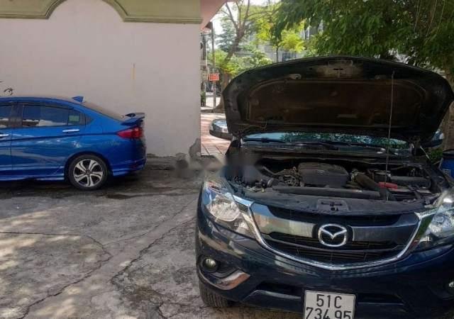 Bán Mazda BT 50 2015, màu xanh lam, xe nhập