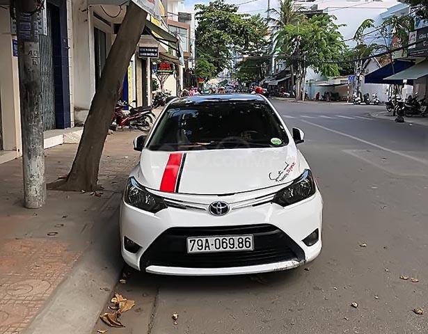 Bán Toyota Vios 1.5E đời 2014, màu trắng số sàn0