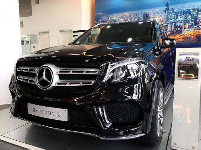 Bán xe Mercedes GLS 500 năm sản xuất 2019, màu xanh lam, nhập khẩu nguyên chiếc