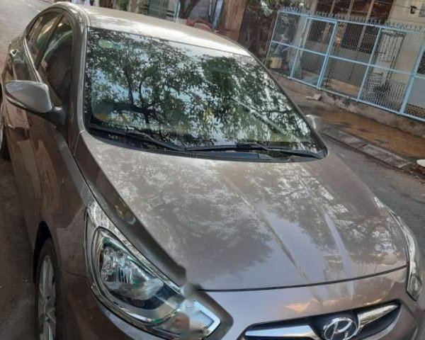 Bán lại xe Hyundai Accent đời 2012, màu xám, xe nhập