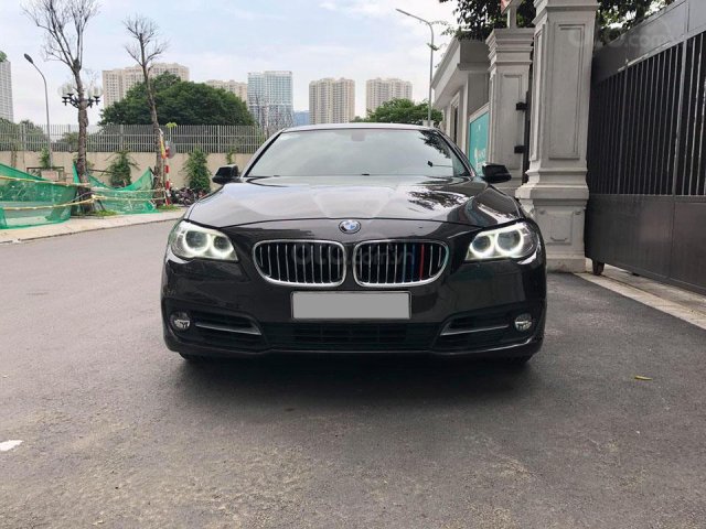 Bán BMW 520i Sx 2014 DK 2015 màu nâu Full option: Cửa hít, cốp điện0