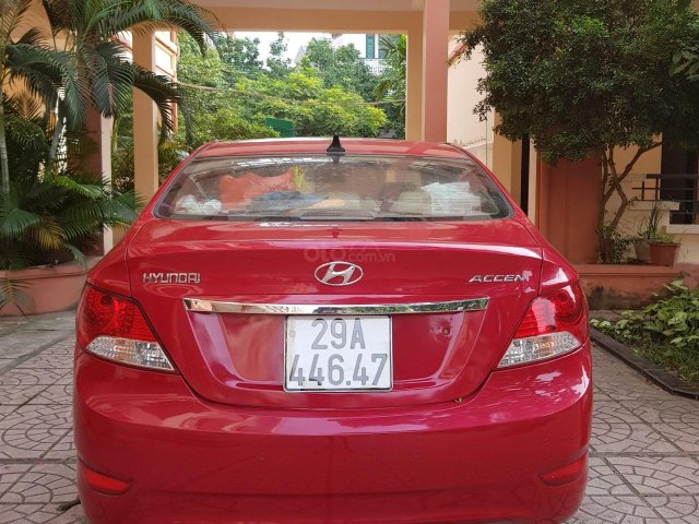 Cần bán xe Hyundai Accent AT 2012 màu đỏ, nhập khẩu nguyên chiếc0