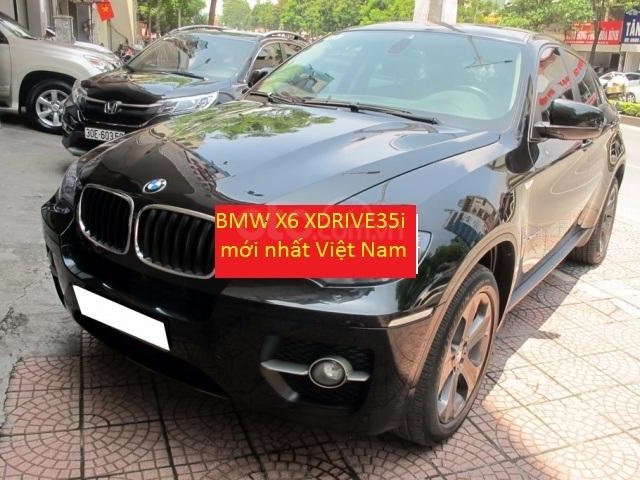 Bán BMW X6 XDriver 35i màu đen, sản xuất 2011, biển Hà Nội
