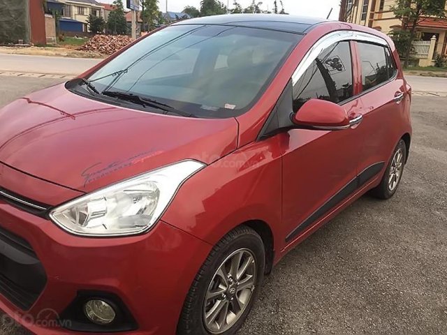 Bán Hyundai Grand i10 1.2 AT 2015, màu đỏ, xe nhập