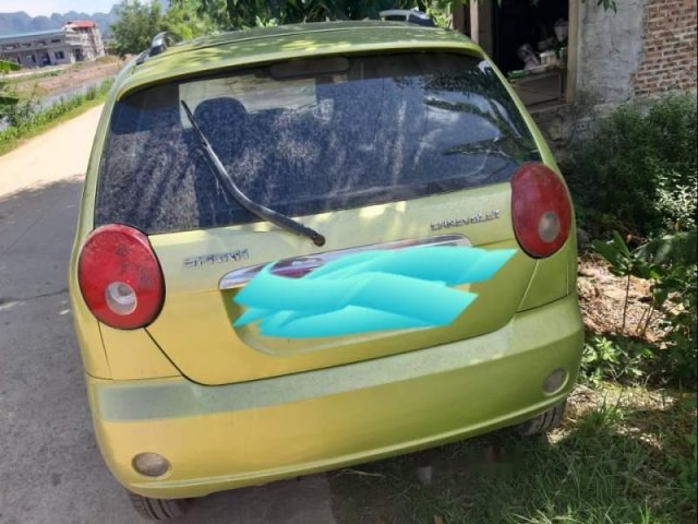 Bán ô tô Chevrolet Spark đời 2008, màu xanh cốm0