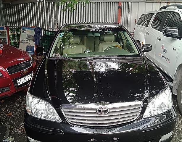 Bán xe Toyota Camry 2.4G đời 2003, màu đen, nhập khẩu nguyên chiếc ít sử dụng, giá tốt