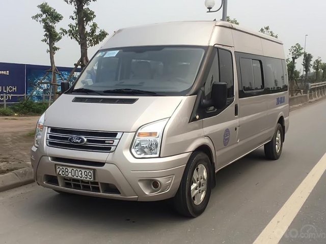 Bán Ford Transit Luxury năm sản xuất 2015, màu bạc  