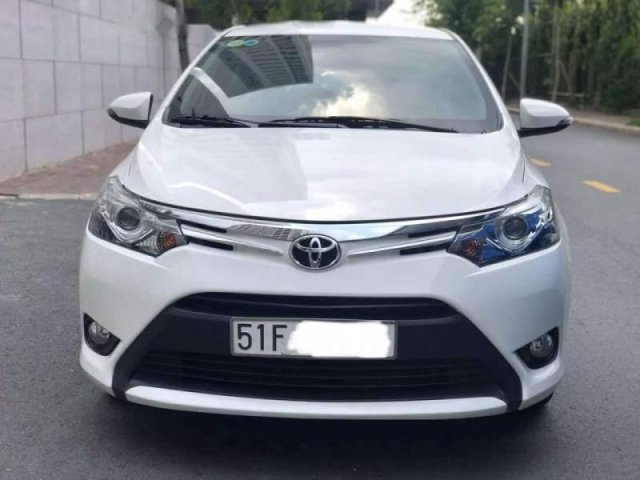 Bán xe Toyota Vios G đăng ký 08/2016 - Màu trắng - Chạy 65.000km0