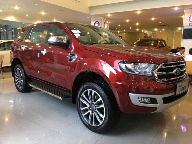 Bán Ford Everest Titanium 2.0L 4x4 AT năm 2019, màu đỏ, xe nhập0