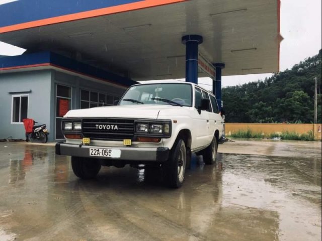 Bán xe Toyota Land Cruiser năm 1990, màu trắng, nhập khẩu, bản máy dầu