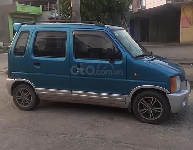 Cần bán xe Suzuki Wagon R+ đời 2004, màu xanh lam0