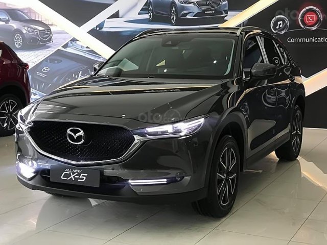 Bán xe Mazda CX 5 2.5 AT 2WD 2019, màu xám, giá tốt