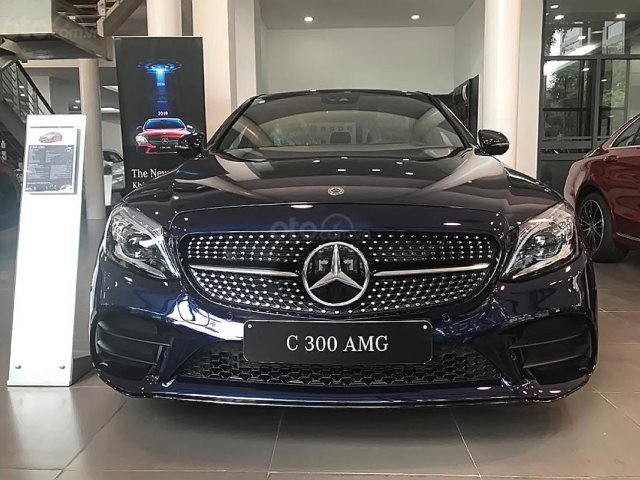 Cần bán xe Mercedes C300 AMG năm sản xuất 2019, màu xanh lam, mới 100%