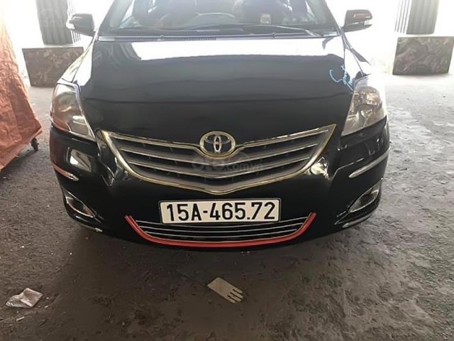 Bán Toyota Vios E màu đen, đời 2009, máy móc êm0