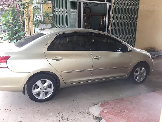 Bán Toyota Vios E năm 2008, màu vàng, xe gia đình không chạy dịch vụ taxi0