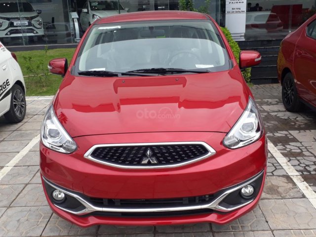 Mitsubishi Attrage CVT 2019, màu đỏ, xe nhập, giá tốt