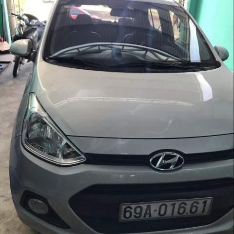 Bán xe Hyundai Grand i10 sản xuất 2015, màu bạc, nhập khẩu  0