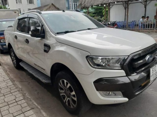 Bán Ford Ranger wildtrack 3.2 2017, màu trắng, nhập khẩu 0