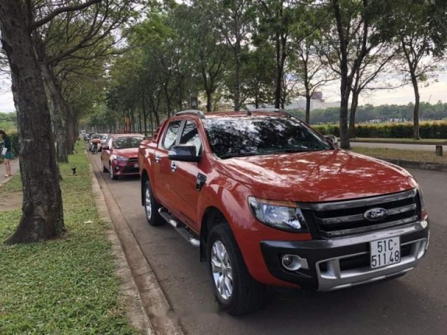 Bán Ford Ranger Wildtrak 2014, màu đỏ, nhập khẩu số tự động