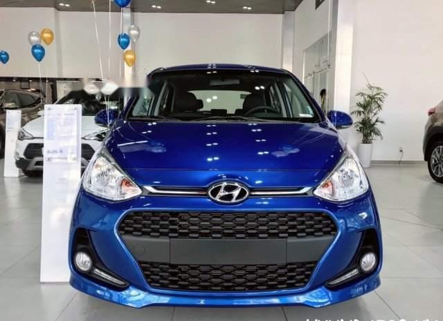 Bán xe Hyundai Grand i10 MT đời 2019, màu xanh lam