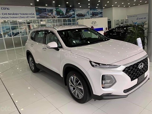 Bán xe Hyundai Santa Fe 2.4L đời 2019, màu trắng