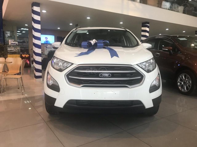 Cần bán xe Ford EcoSport Ambiente 1.5 AT sản xuất 2019, màu trắng - Giá cả hợp lý0