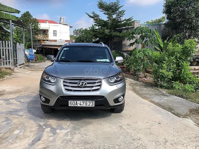 Lên đời bán Hyundai Santa Fe SLX đời 2009, màu bạc, nhập khẩu nguyên chiếc  0