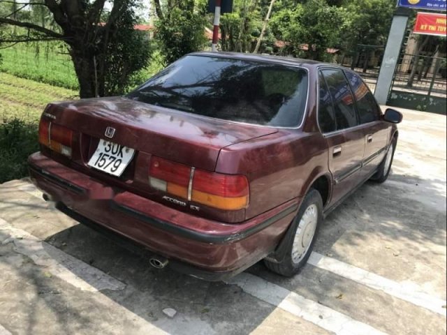 Bán xe Honda Accord EX 2.2MT sản xuất năm 1990, màu đỏ, xe nhập