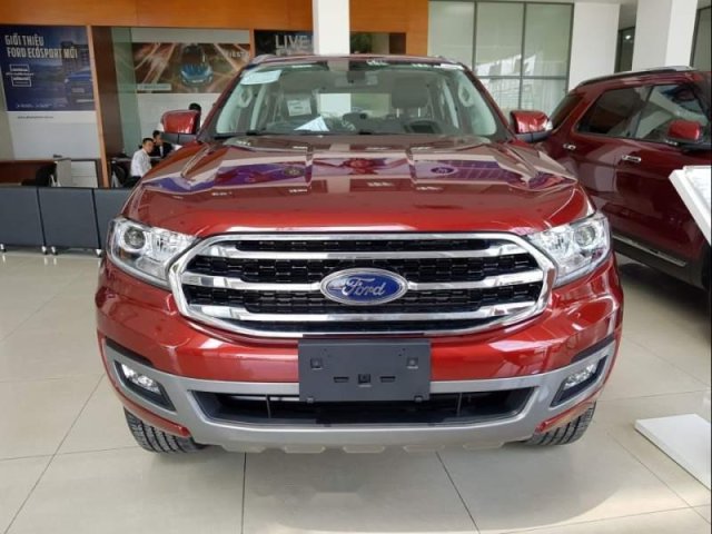 Bán ô tô Ford Everest đời 2019, màu đỏ, nhập khẩu nguyên chiếc, giá cạnh tranh