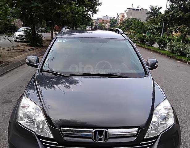 Cần bán lại xe Honda CR V 2.4 AT đời 2009, màu xám  0