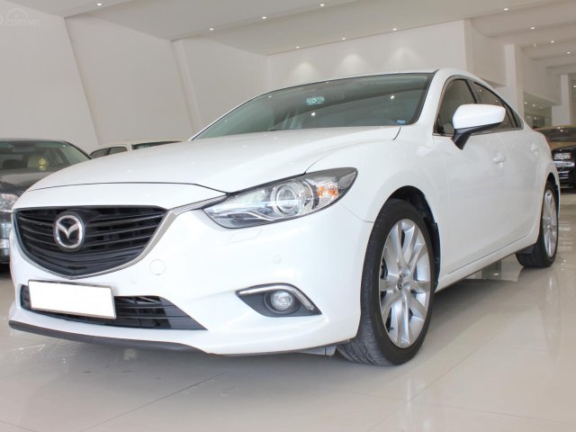 Bán Mazda 6 2.5AT, Sản xuất 2016, màu trắng, biển TP, giá 768 triệu0