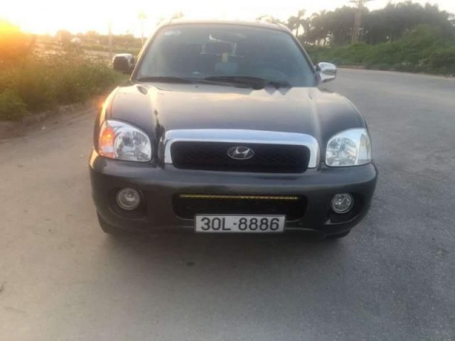 Bán Hyundai Santa Fe năm 2003, màu đen, nhập khẩu0