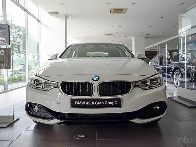 Bán BMW 4 Series 420i Gran Coupe đời 2019, màu trắng, nhập khẩu nguyên chiếc0