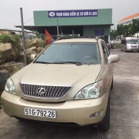 Bán ô tô Lexus RX 350 AT đời 2007, màu vàng, xe nhập, giá 810tr0