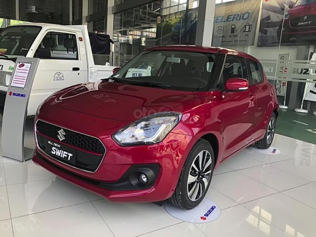 Bán Suzuki Swift GLX 1.2 AT năm sản xuất 2019, màu đỏ, xe nhập0