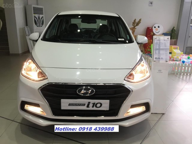 Hyundai Grand i10 Sedan AT, xe giao ngay, thanh toán 130tr - LH: 0918439988