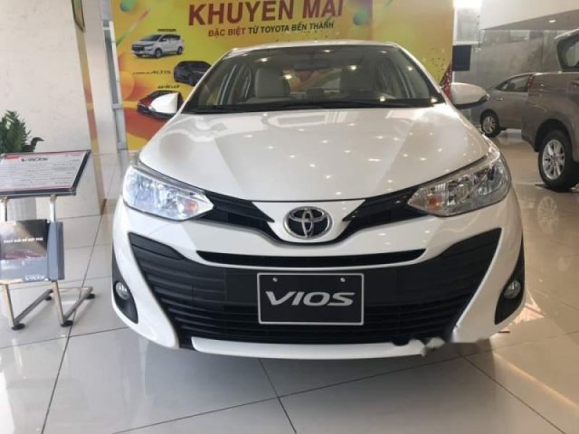 Bán Toyota Vios E CVT 2019, màu trắng, 534 triệu0