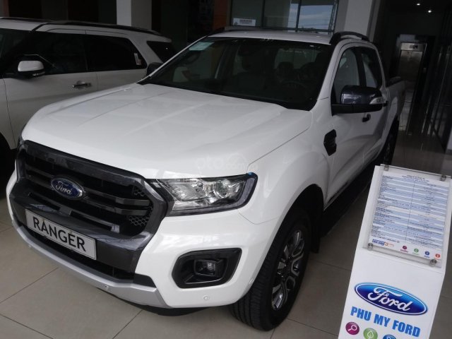 Ford Ranger Wildtrak đời 2019, màu trắng, nhập khẩu, giá tốt