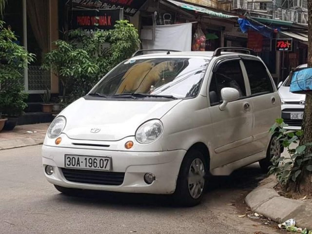 Bán Daewoo Matiz SE sản xuất 2007, màu trắng chính chủ, khung gầm chắc