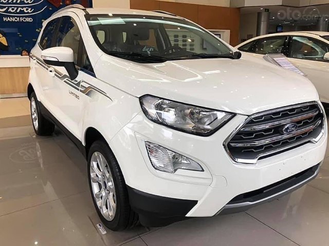 Bán ô tô Ford EcoSport Titanium 1.5L AT đời 2019, màu trắng0