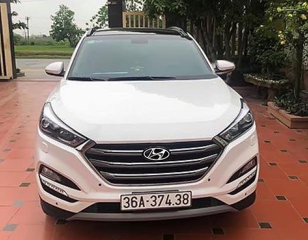 Xe Hyundai Tucson 1.6 AT Turbo năm sản xuất 2018, màu trắng 