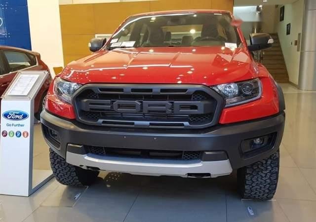 Bán Ford Ranger Raptor đời 2019, màu đỏ, lăn bánh ra biển số xe du lịch - Không niên hạn