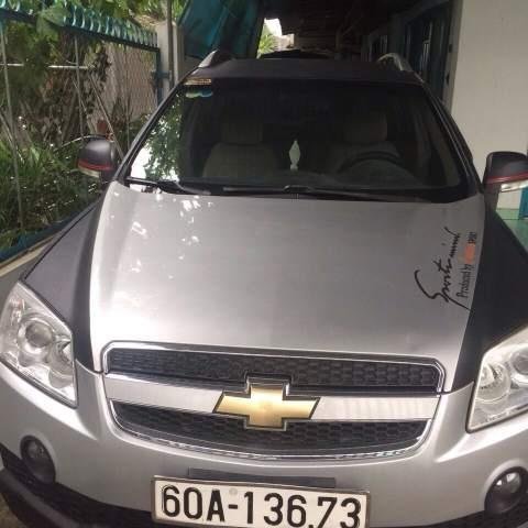 Cần bán lại xe Chevrolet Captiva sản xuất 2007, màu bạc, xe zin nguyên rất đẹp