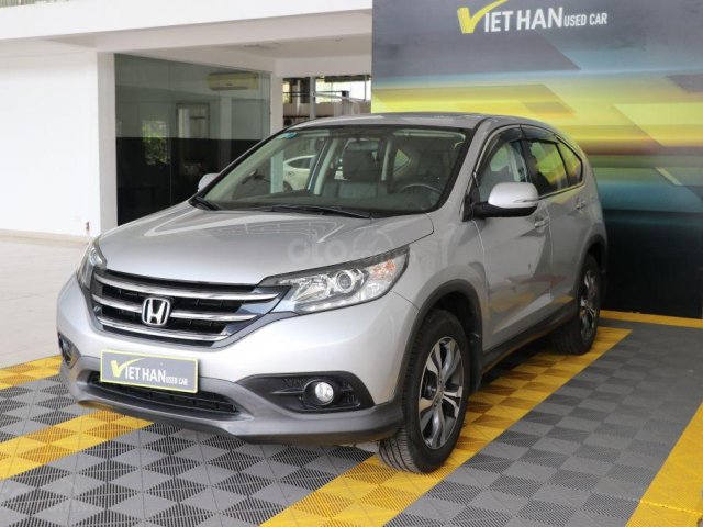 Cần bán Honda CR V 2.4AT năm 2014, màu bạc