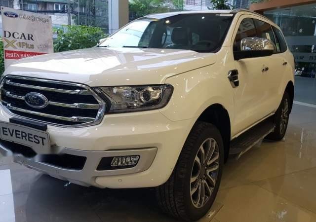 Cần bán Ford Everest Bi Turbo 2.0L AT 4x2 đời 2019, màu trắng, xe nhập0