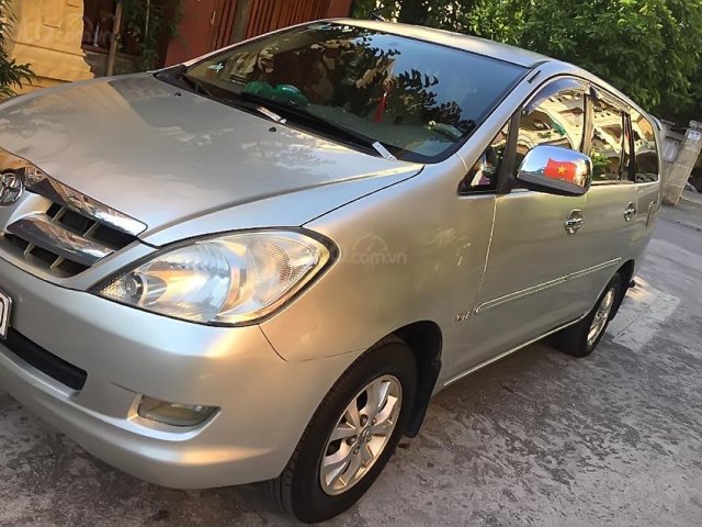 Bán xe Toyota Innova G năm 2007, màu bạc, nhập khẩu 