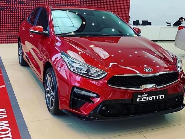 Bán Kia Cerato 1.6AT năm sản xuất 2019, màu đỏ, giá cạnh tranh0