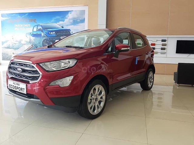 Bán Ford EcoSport Titanium 1.5L AT đời 2018, màu đỏ, giá tốt